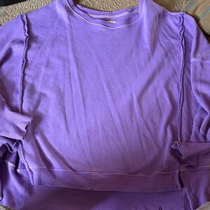 We The Free Camden purple sweatshirt